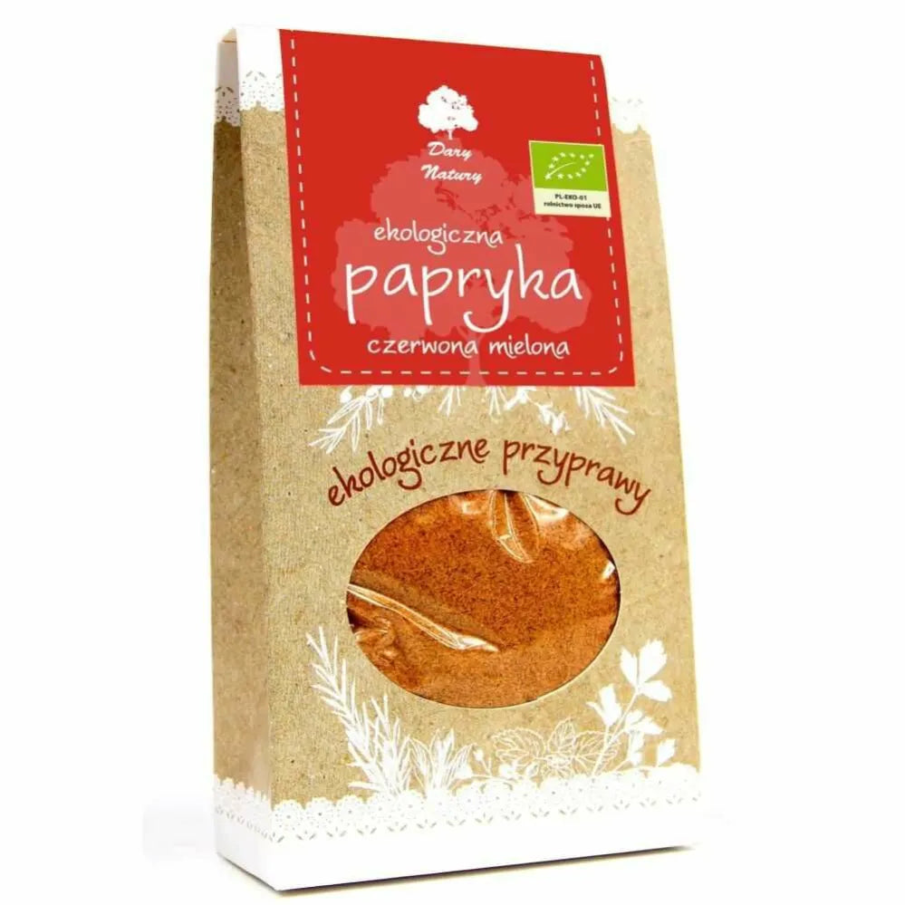 Papryka Czerwona Słodka Mielona Bio 50 g - Dary Natury