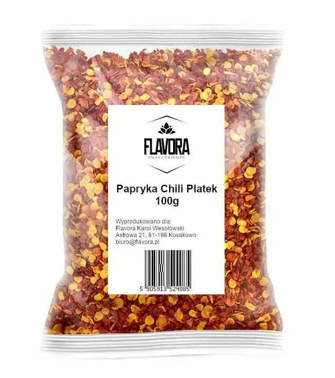 Papryka Chili Płatek 100 g - Flavora