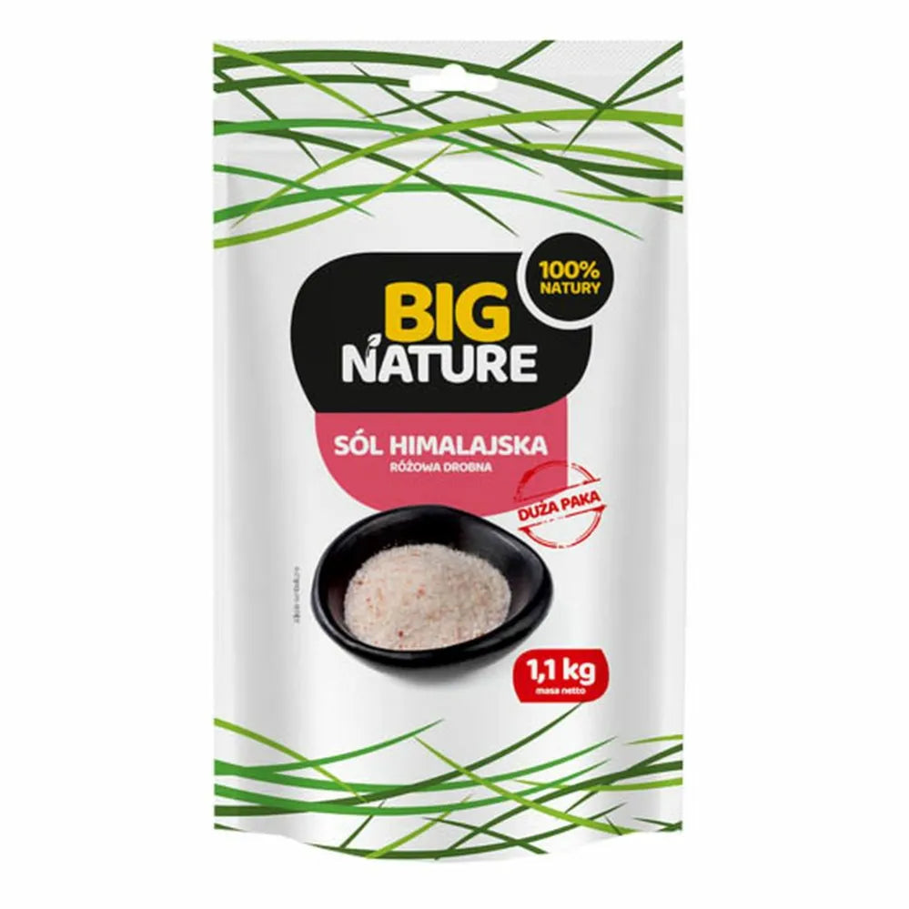 Sól Himalajska Rożowa Drobna 1,1 kg - Big Nature