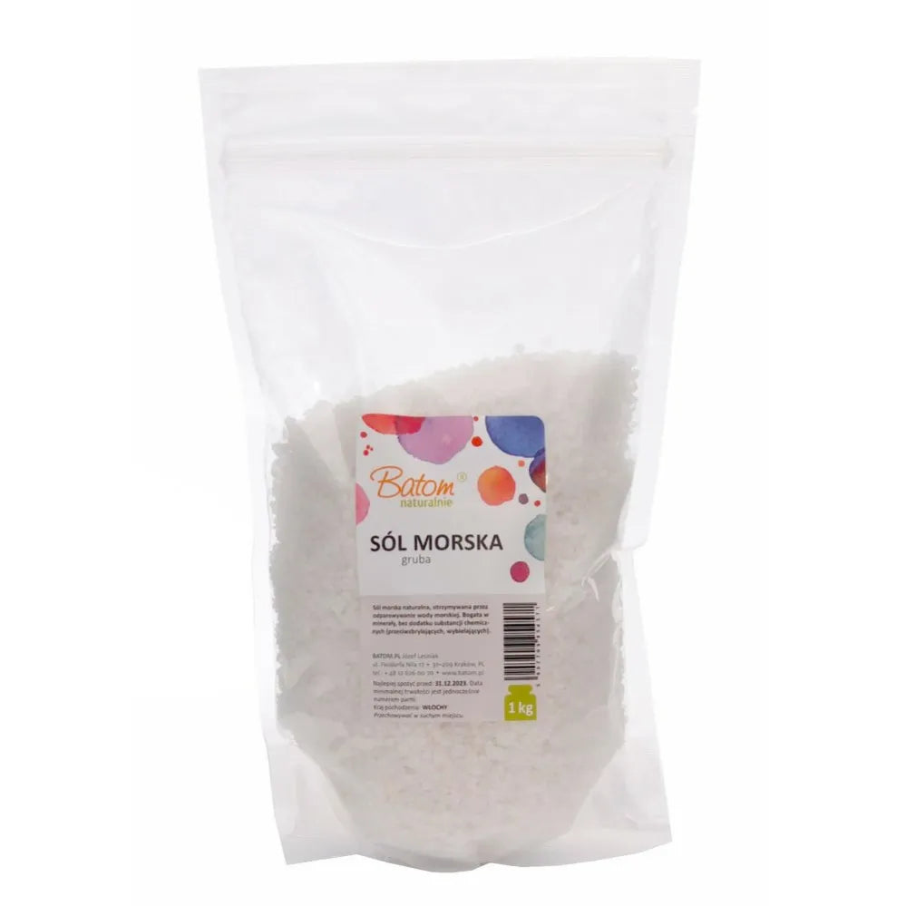 Sól Morska Gruba 1 kg - BATOM