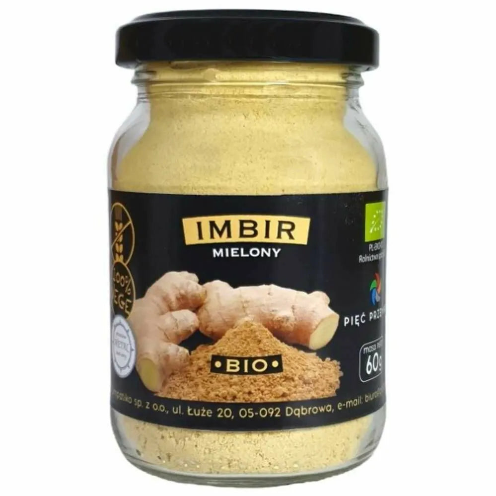 Imbir Mielony BIO 60 g - Pięć Przemian