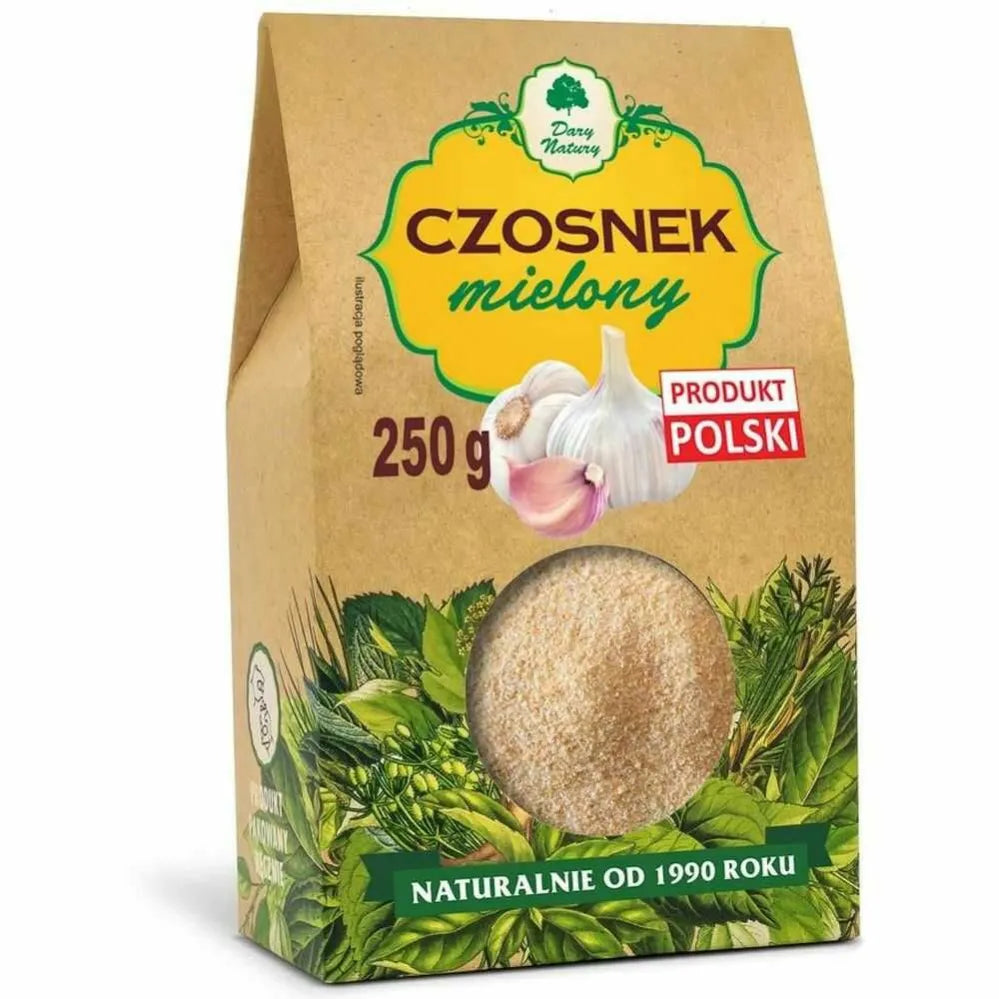 Czosnek Mielony Polski 250 g - Dary Natury