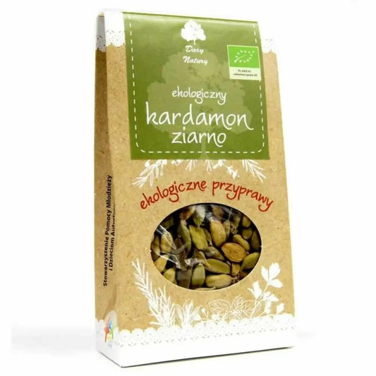 Kardamon Ziarno Bio 40 g - Dary Natury