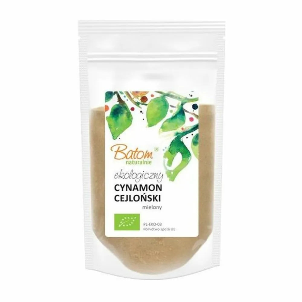 Cynamon Cejloński Mielony Bio 125 g - BATOM