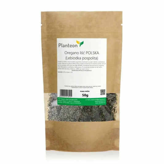Oregano Liść Polska (Lebiodka Pospolita) 50 g - Planteon