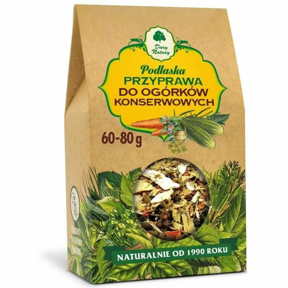 Podlaska Przyprawa do Ogórków Konserwowych 100 g - Dary Natu