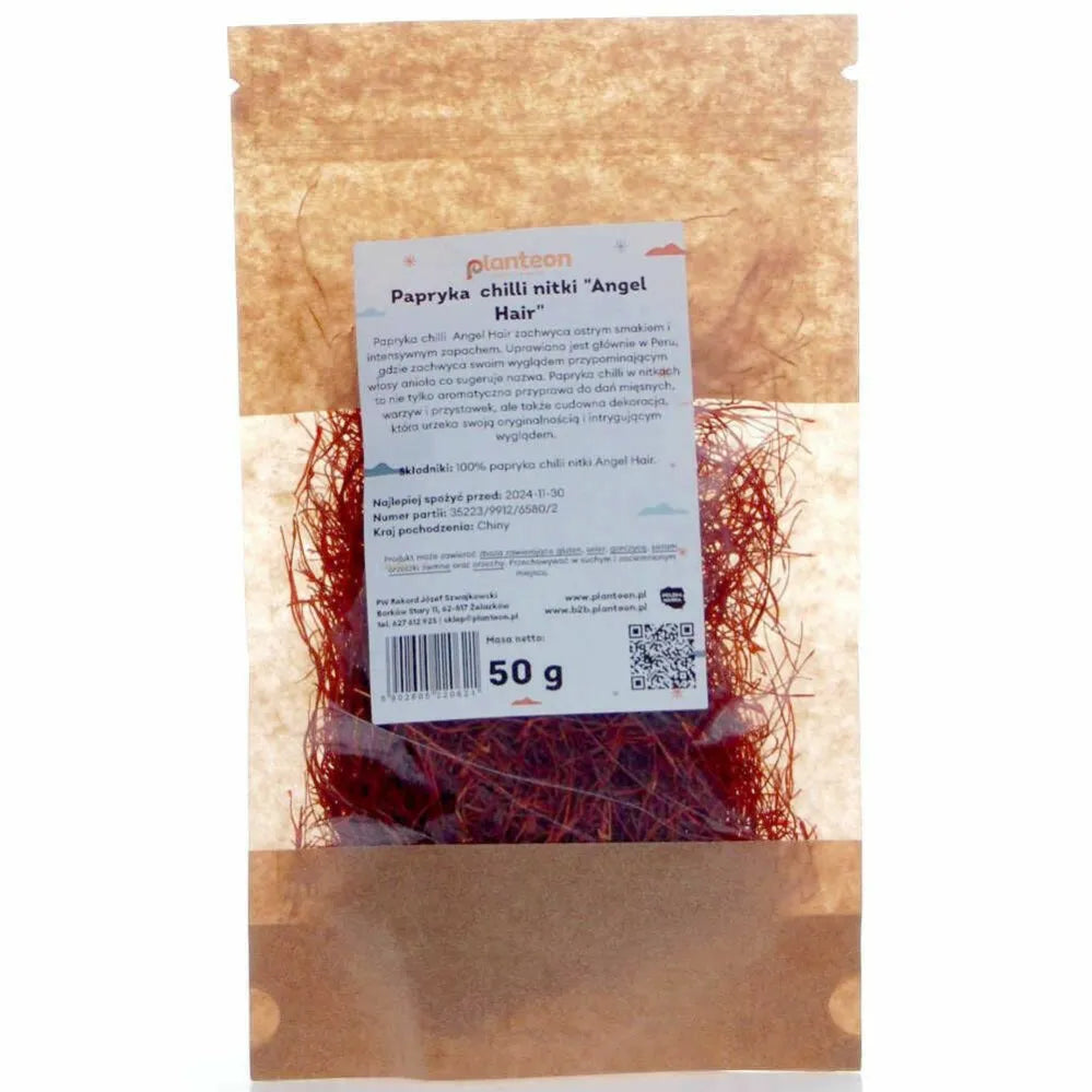 Papryka Chilli Nitki "Angel Hair" 50 g - Planteon