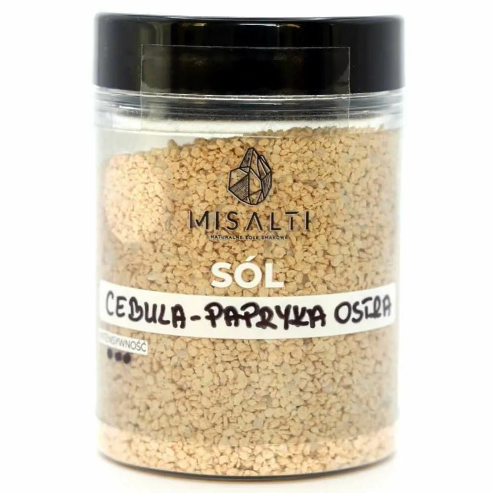 Sól Kłodawska Cebula z Papryką Ostrą 85 g - Misalti