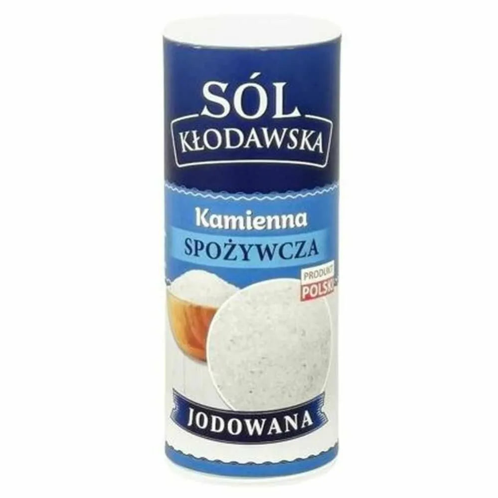Solniczka Sól Kamienna Spożywcza Jodowana 250 g - Kopalnia Soli Kłodawa - SPECJALNA SELEKCJONOWANA FRAKCJA