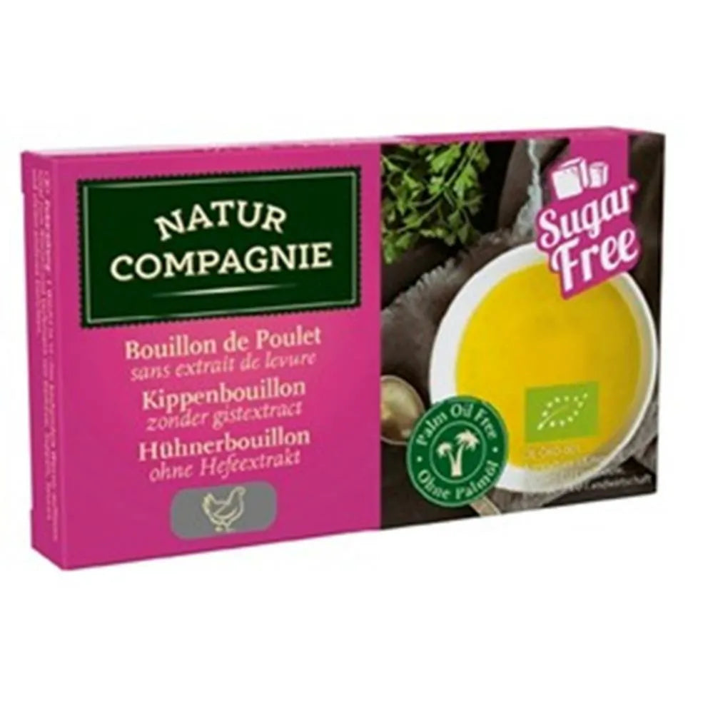 Bulion Kostki Drobiowe Bez Dodatku Cukrów Bio 80 g - Natur Compagnie