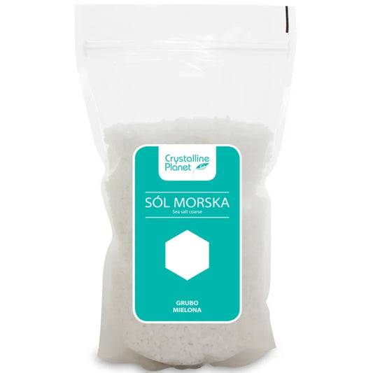 Sól Morska Grubo Mielona 1 kg - Crystalline Planet